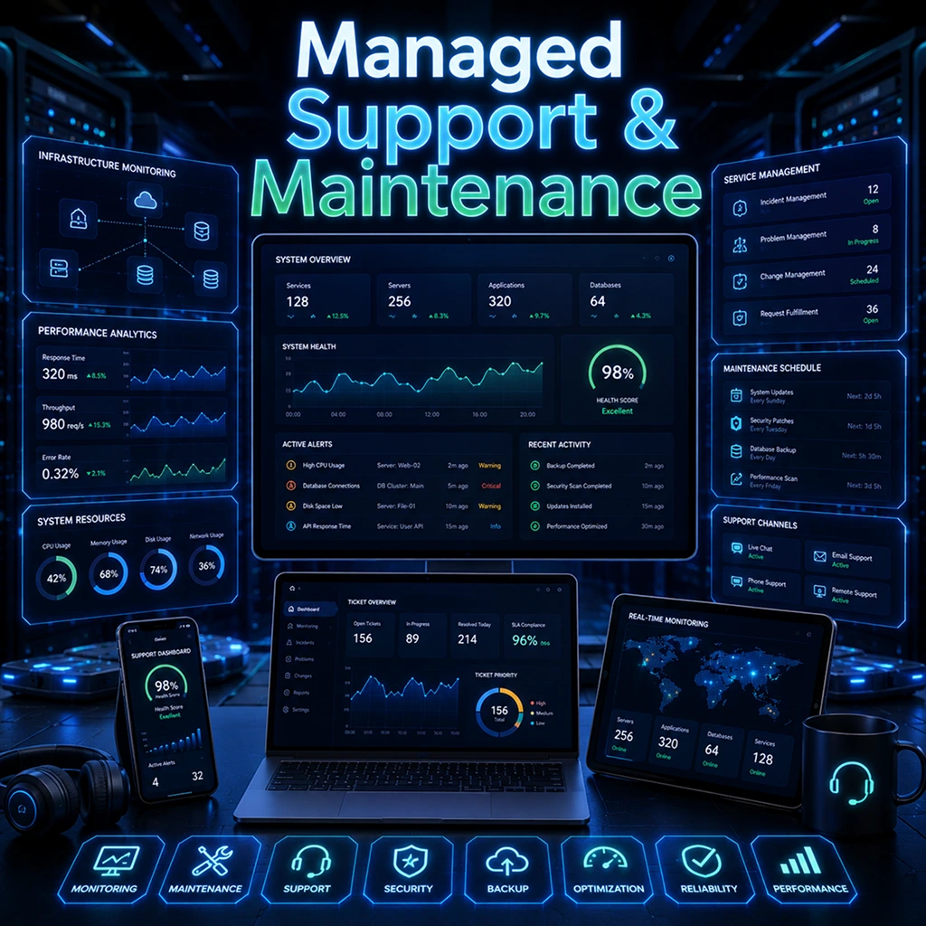 Application support and maintenance solutions